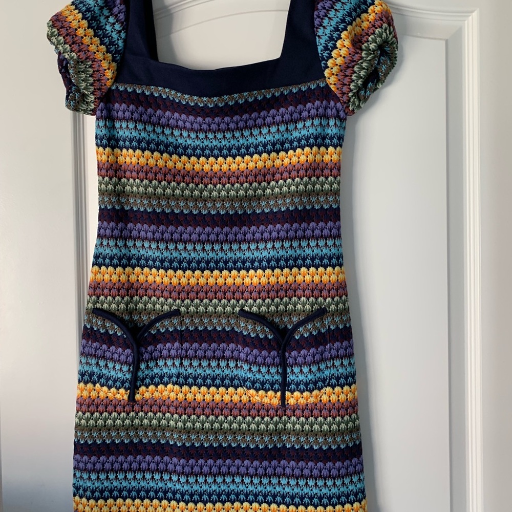 Blue Multicolor dress 🌈